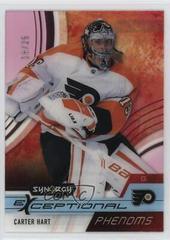 Carter Hart [Pink] #EP-CH Hockey Cards 2021 Upper Deck Synergy Exceptional Phenoms Prices