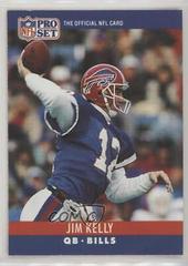 Jim Kelly #40 Football Cards 1990 Pro Set FACT Cincinnati Prices