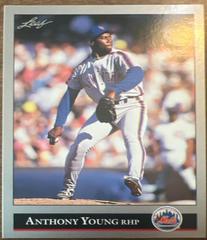 Anthony Young #356 Baseball Cards 1992 Leaf Prices