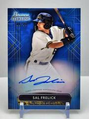 Sal Frelick [Blue] #PA-SF Baseball Cards 2022 Bowman Sterling Prospect Autographs Prices
