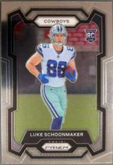 Luke Schoonmaker #325 Football Cards 2023 Panini Prizm Prices