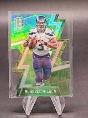 Russell Wilson [Neon Green Die Cut] #105 Football Cards 2016 Panini Spectra Prices
