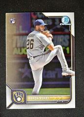 Aaron Ashby #33 Baseball Cards 2022 Bowman Chrome Prices