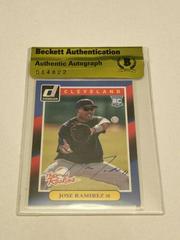 Jose Ramirez [Autograph] #41 Baseball Cards 2014 Donruss the Rookies Prices