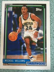 Micheal Williams #351 Basketball Cards 1992 Topps Prices