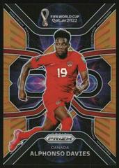 Alphonso Davies [Orange] Soccer Cards 2022 Panini Prizm World Cup Phenomenon Prices