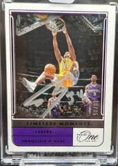 Shaquille O'Neal [Purple] #TM-SON Basketball Cards 2021 Panini One and One Timeless Moments Autographs Prices