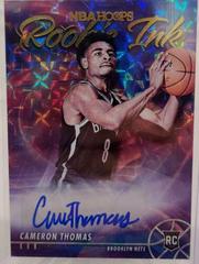 Cameron Thomas [Hyper Gold] Basketball Cards 2021 Panini Hoops Rookie Ink Autographs Prices