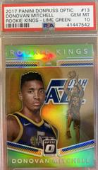Donovan Mitchell [Lime Green] #13 Basketball Cards 2017 Panini Donruss Optic Rookie Kings Prices