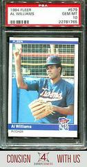 Al Williams #579 Baseball Cards 1984 Fleer Prices