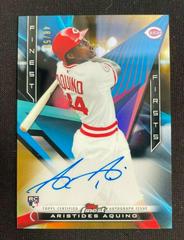 Aristides Aquino [Gold Refractor] Baseball Cards 2020 Topps Finest Firsts Autographs Prices