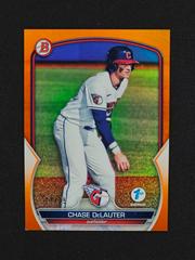 Chase DeLauter [Orange] Baseball Cards 2023 Bowman 1st Edition Prices