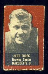 Bert Turek [Brown] Football Cards 1950 Topps Felt Backs Prices