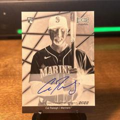 Cal Raleigh [Negative Inverse] Baseball Cards 2022 Topps Archives Snapshots Picture Day Autographs Prices