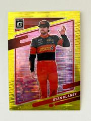 Ryan Blaney [Gold Pulsar] #50 Racing Cards 2022 Panini Donruss Nascar Optic Prices