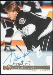 Jari Kurri [Autograph] Hockey Cards 2020 SP Signature Edition Legends UD Canvas Prices