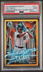 Colt Keith [Gold] Baseball Cards 2023 Bowman Draft Transformative Talent Prices
