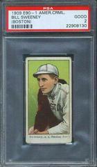 Bill Sweeney [Boston] Baseball Cards 1909 E90-1 American Caramel Prices