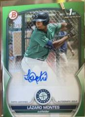 Lazaro Montes [Green] #PPA-LMS Baseball Cards 2023 Bowman Paper Prospect Autographs Prices