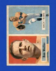 Ron Waller #82 Football Cards 1957 Topps Prices