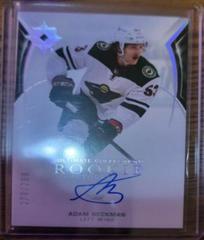 Adam Beckman #USR-AB Hockey Cards 2021 Ultimate Collection Signatures Rookies Prices