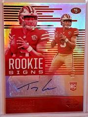 Trey Lance [Red] #RS-TRL Football Cards 2021 Panini Illusions Rookie Signs Autographs Prices