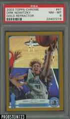 Dirk Nowitzky [Gold Refractor] Basketball Cards 2003 Topps Chrome Prices