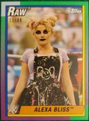 Alexa Bliss [Green] #3 Wrestling Cards 2021 Topps Heritage WWE Prices