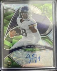 Justin Jefferson [Green] #SIG-JJE Football Cards 2022 Panini Spectra Signatures Prices