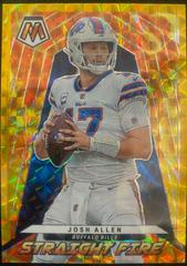 Josh Allen [Gold] #SF-8 Football Cards 2022 Panini Mosaic Straight Fire Prices