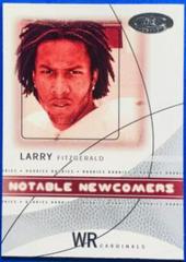 Larry Fitzgerald Football Cards 2004 Fleer Hot Prospects Notable Newcomers Prices