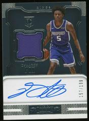 DE'Aaron Fox [Jersey Autograph] Basketball Cards 2017 Panini Dominion Prices