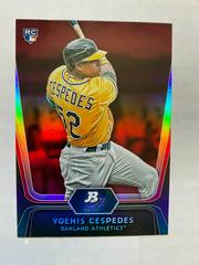 Yoenis Cespedes [Ruby] #21 Baseball Cards 2012 Bowman Platinum Prices