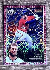 Bryce Harper [Pink Firework] #AA8 Baseball Cards 2019 Panini Donruss Action All Stars Prices