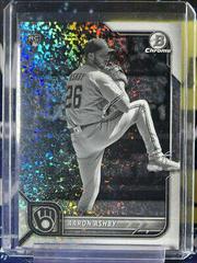 Aaron Ashby [Black & White Mini Diamond] #33 Baseball Cards 2022 Bowman Chrome Prices