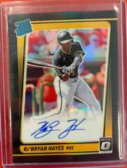 Ke'Bryan Hayes [Black] #RRS-KH Baseball Cards 2021 Panini Donruss Optic Rated Rookie Signatures Prices