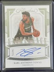 Karl-Anthony Towns #17 Basketball Cards 2022 Panini Flawless Excellence Signature Prices