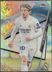 Luka Modric [Speckle Refractor] Soccer Cards 2020 Topps Finest UEFA Champions League Prices