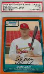Jon Jay [Orange Refractor] #DP10 Baseball Cards 2006 Bowman Chrome Draft Picks Prices