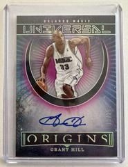 Grant Hill [Pink] #UA-GHL Basketball Cards 2022 Panini Origins Universal Autographs Prices