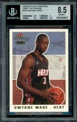 Dwyane Wade [Draft Day Rookie] Basketball Cards 2003 Fleer Prices
