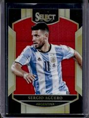 Sergio Aguero [Red Prizm] Soccer Cards 2016 Panini Select Prices