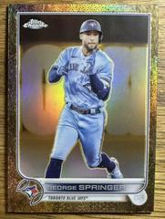 George Springer #109 Baseball Cards 2022 Topps Gilded Collection Prices