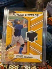Gabriel Gonzalez [Gold] Baseball Cards 2022 Panini Elite Extra Edition Future Threads Prices