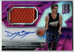 Dragan Bender [Jersey Autograph Pink] #106 Basketball Cards 2016 Panini Spectra Prices