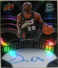 Gary Payton Basketball Cards 2021 Panini Spectra Illustrious Legends Signatures Prices
