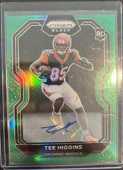 Tee Higgins [Green Signature] Football Cards 2020 Panini Chronicles Prizm Black Prices