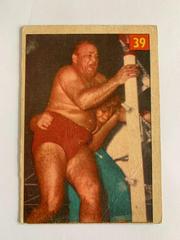 Nanjo Singh [Lucky Premium Back] Wrestling Cards 1954 Parkhurst Prices