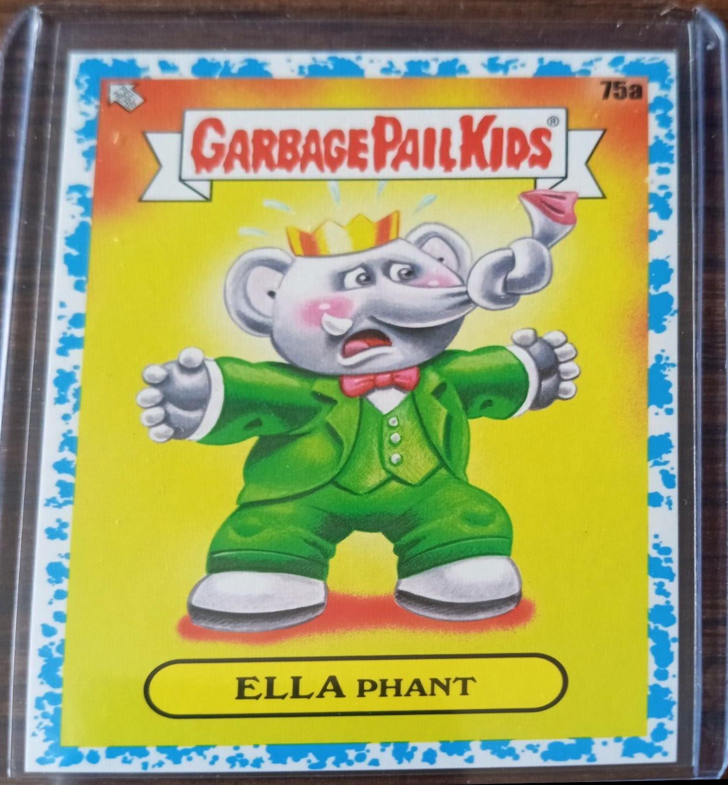 Ella Phant [Blue] #75a Garbage Pail Kids Book Worms