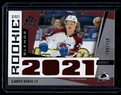 Sampo Ranta Hockey Cards 2021 SP Game Used Rookie Blends Prices